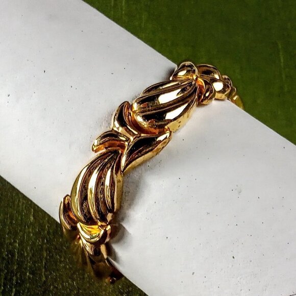 Milor Gold Vermeil 925 Italy Swirl Link Bracelet - Picture 1 of 6